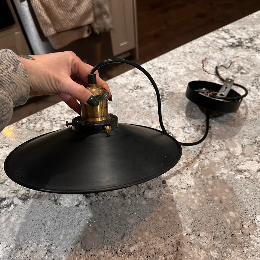 Elegant Black Pendant Light
